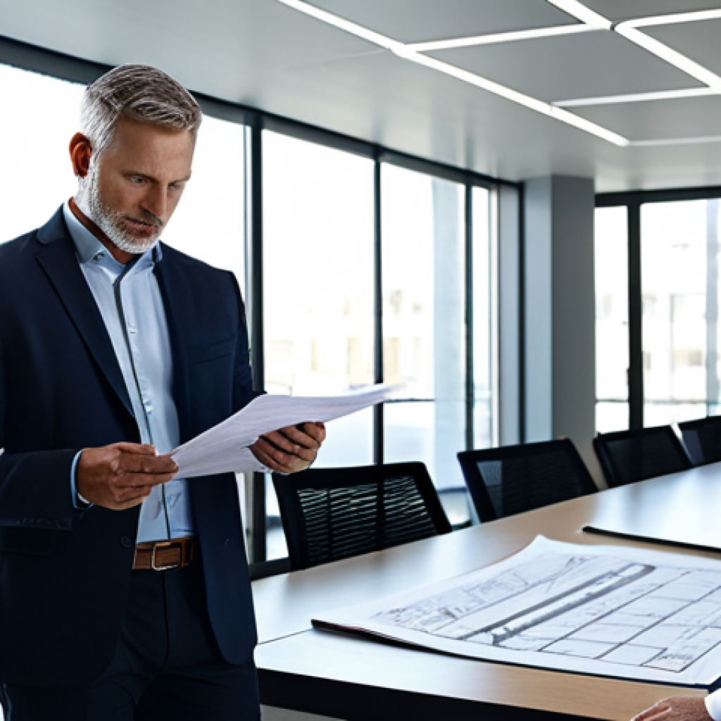 **

"A confident architect stands in a modern, sunlit architectural office, reviewing blueprints with a team, fully clothed in professional attire, safe for work, appropriate content, perfect anatomy, correct proportions, natural pose, well-formed hands, proper finger count, natural body proportions, modest clothing, professional environment, high quality, detailed textures, realistic lighting."

**